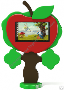 Интерактивная развивающая пристенная панель «Яблоко»